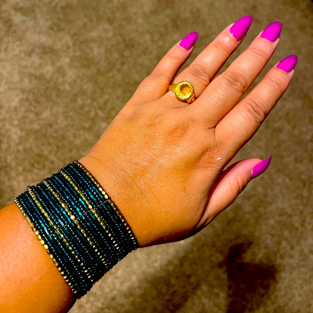 Teal Cuff Bangle